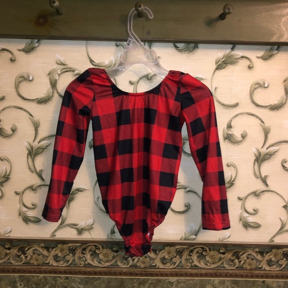Bailey’s Blossoms Other - Bailey’s Blossoms Buffalo Plaid long sleeve bodysuit!